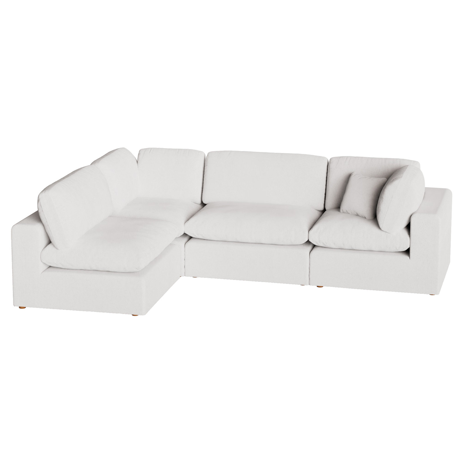 Jossa Modular Sectional, White