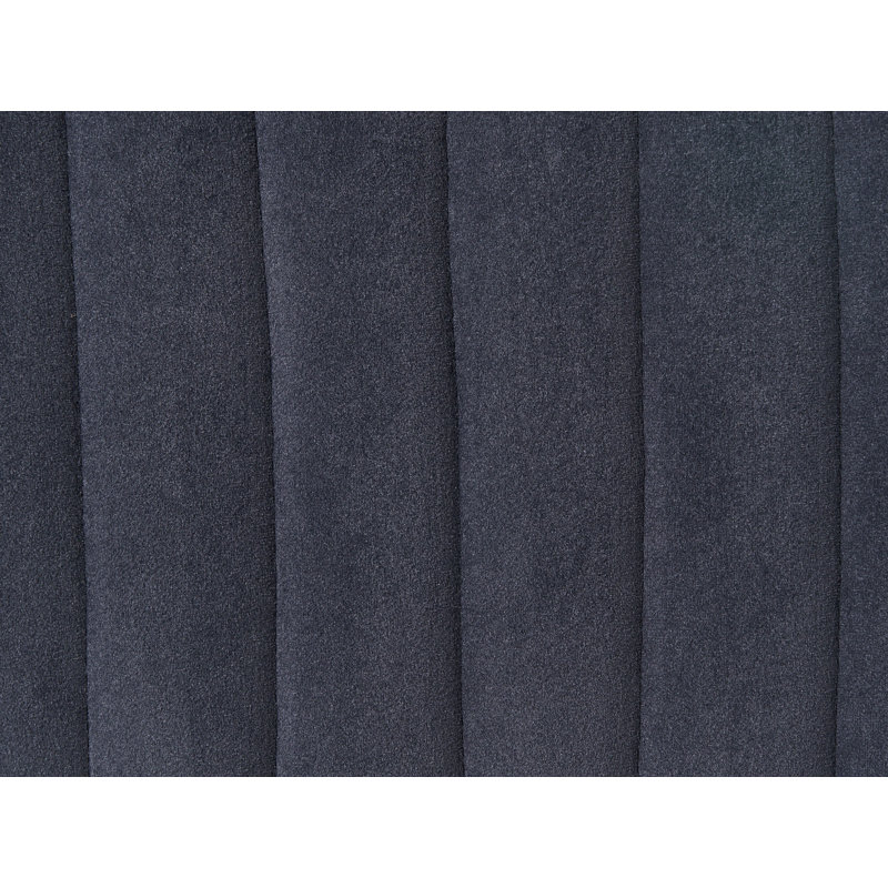 Footstool Benzant Velvet, Black