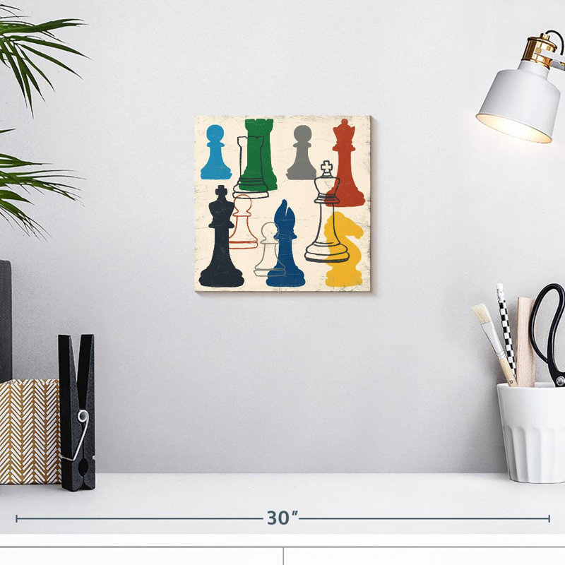 Senne Game Time I, 10" H x 10" W