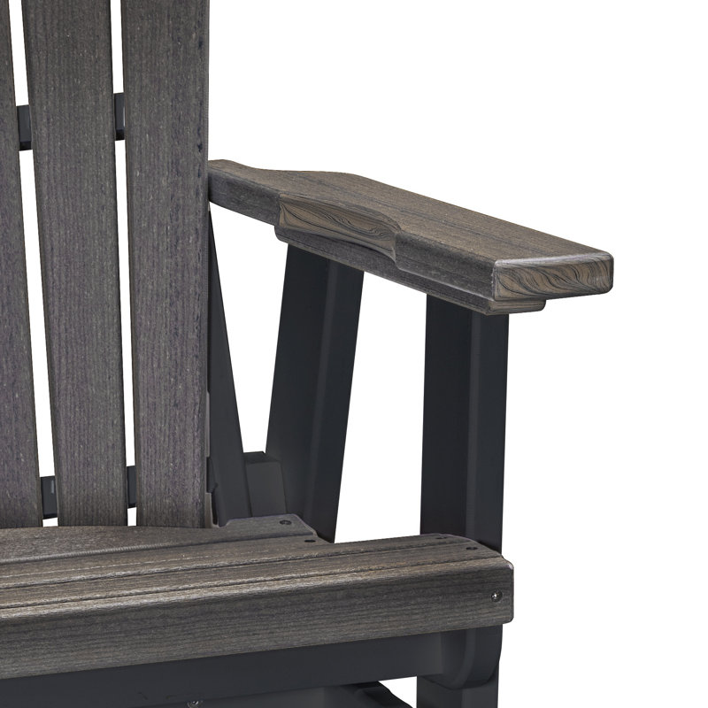 Fauteuil oscillant sur une base, Gris / noir