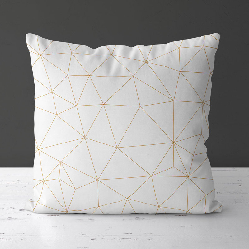 Housse de coussin carrée tindley, Ocre