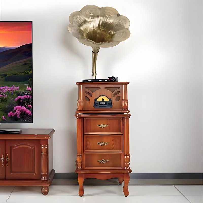 Tourne-disque rétro avec Bluetooth intégré