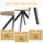 47.2" Solid Wood Round Dining Kitchen Table For 4-6 People With Intersecting Pedestal Base-936332421-936332423