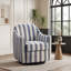 Fauteuil d'appoint pivotant en tissu 29,92 po Linend-1757323778