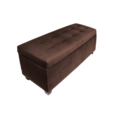 Banc de rangement rembourré