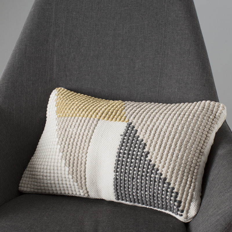 Embroidered Throw Pillow, Polyester/PolyFill