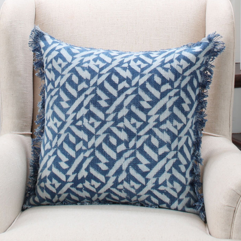 Coussin Dabu, Bleu