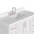 Stafford 48.25 " W Freestanding Standard 1 Single Vanity Bathroom Vanity With Carrara Quartz Top-138338158-94668871