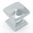 Dover 1 1/4" Length Square Knob-91081180