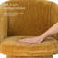 Tabouret de meuble-lavabo moderne avec base sculpturale-1554987819