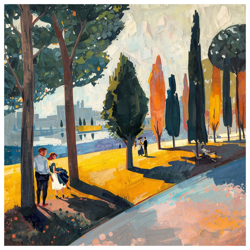 Rideaux de douche Urban Park, 70in W x 72in H