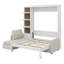 Lit escamotable mural avec canapé et tablettes Murphy-1294825671