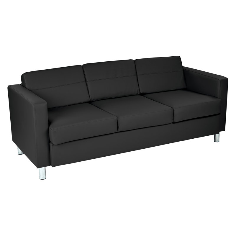 Canapé Desantiago, Vinyle antimicrobien noir