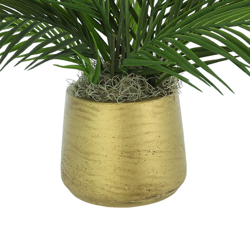 Outdoor UV Rated Palm in Fiberstone Pot