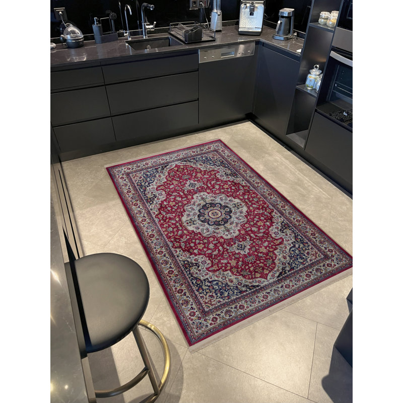 Tapis rectangulaire Willowdean, Tapis de couloir 2 pi 8 po x 6 pi 7 po