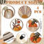Décoration murale bohémienne ronde en bois 4 pièces