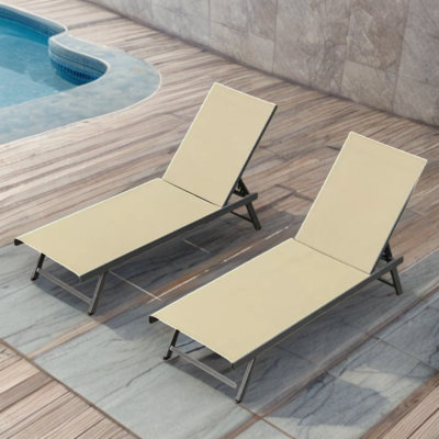 Chaise longue d'extérieur Villa Garden Courtyard Pool Beach Outdoor