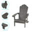 Chaise Adirondack en plastique Halstein-1409835317