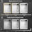 80x60cm Rectangular LED Mirror with Bluetooth,Adjustable LED Brightness,3 LED Colors,Anti-fog-1074492430