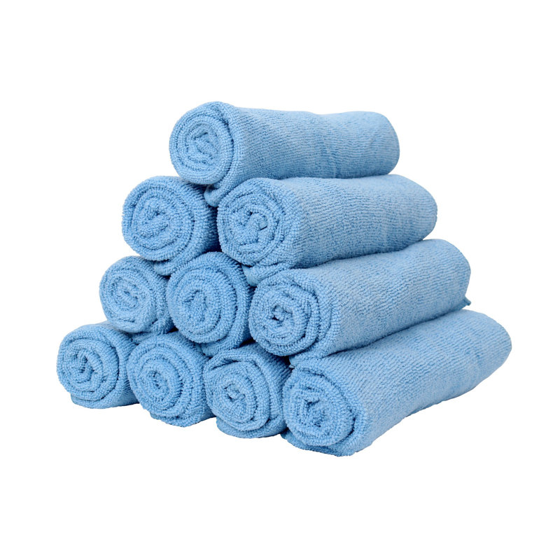 Ensemble de 12 essuie-mains en microfibre Mikmat Smart Choice 300 GSM 16 x 27, Bleu