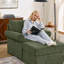 Ensemble de chaise d'appoint et repose-pieds 37 po, canapé simple moderne avec coussins épaissis, chaise de lecture pour le salon, petit appartement-2091885488