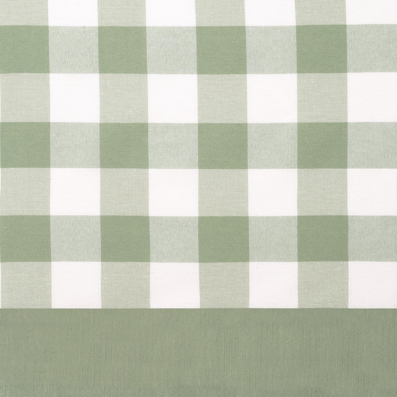 Paire de rideaux semi-transparents avec passe-tringle Jazzy, Vert clair