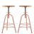 Jomarion Swivel Solid Wood Adjustable Height Stool-314389851