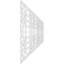 Panneau de lambris H 32 1/4 po x l 94 1/2 po x P 3/8 po