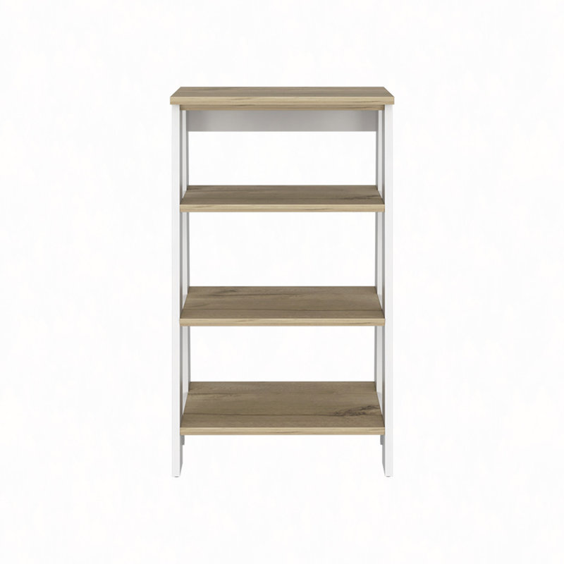 St. Clair Linen Cabinet, Two Interior  Shelves, Two Open Shelves, Single Door