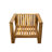 Wood Lounge Array - Chair, & Compact Side Increment For Relaxing In Outdoor Settings Like Patio Comfort Gathering Useful Elevation Suits Balcony-423409221