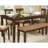 Espresso Finish Transitional Dining Table – Oak Veneer