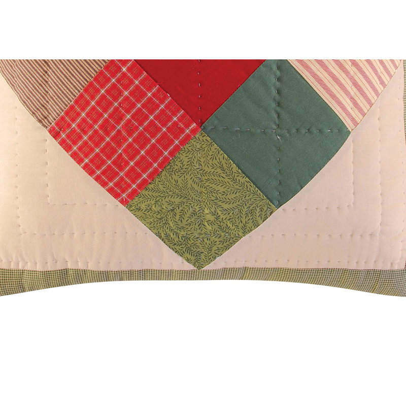 Patch Pinecone Quilted Pillow
