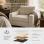 Chaise large et demi Stutsman CAL117-83796981