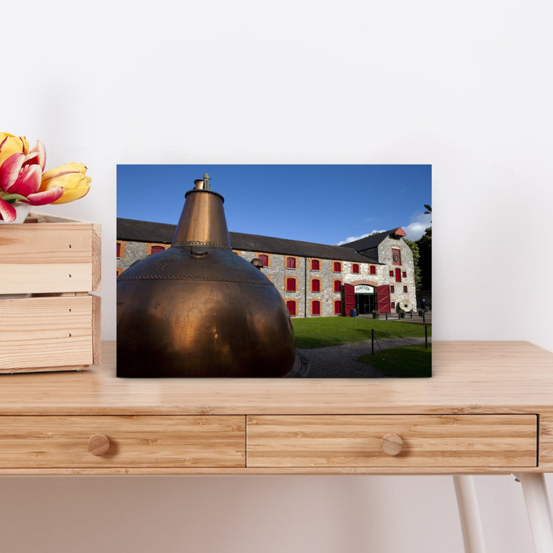 Copper Still At Midleton Whiskey Distillery Midleton County Cork Ireland by George Munday - Wrapped Canvas Print