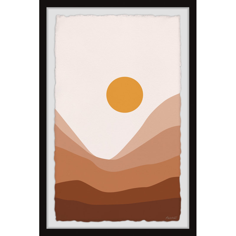 Valley Of The Sun by Marmont Hill - Single Picture Frame Print, 30cm H x 20cm W x 3.81cm D