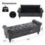 Banc de rangement rembourré avec compartiments de rangement segmentés-457804617-436590127