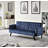 Koga 72'' Velvet Convertible Sofa-1600297004