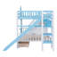 Lit superposé double avec tiroir Blue Castle, 2 tiroirs et 3 tablettes, structure en bois massif-1820420353-1820420355