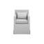 Hettie Grey Thin Stripe Dining Chair