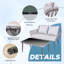 Ensemble de conversation avec coussins pour 4 personnes Mei
