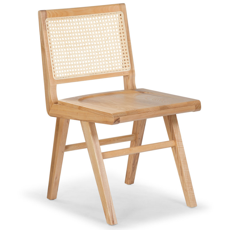 Arieana 20.1'' H Ash Side Chair, Natural