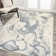 Cooper-John Abstract Marbled Modern Blue/Cream Rug