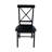 Bellmead Solid Wood Cross Back Side Chair-274613947