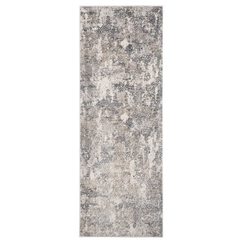 Abstract Indoor Rug, Runner 2'7" x 7'4"