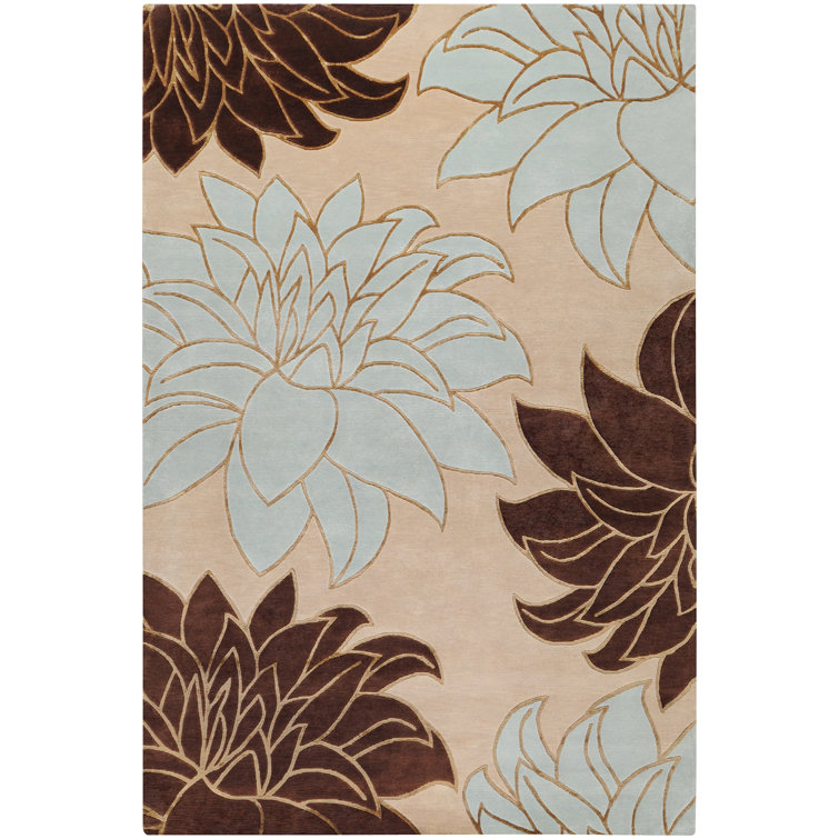 Jamaris Wool Floral Indoor Rug