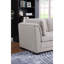 Kristin 121.5" Light Grey Linen Fabric Reversible Sectional Sofa With 2 Ottomans