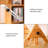 Minimalist Natural Wood Multi-functional Adjustable Easel