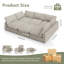 Canapé modulaire surdimensionné Cloud-287578975