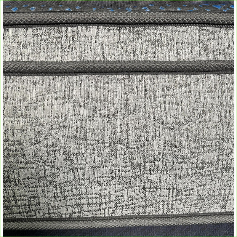 Mattresses, Restonic Comfort Care 15" Euro Top Hybrid Mattress - Plush Comfort, Individual Pocketed Coils | Grey+Blue | Foam