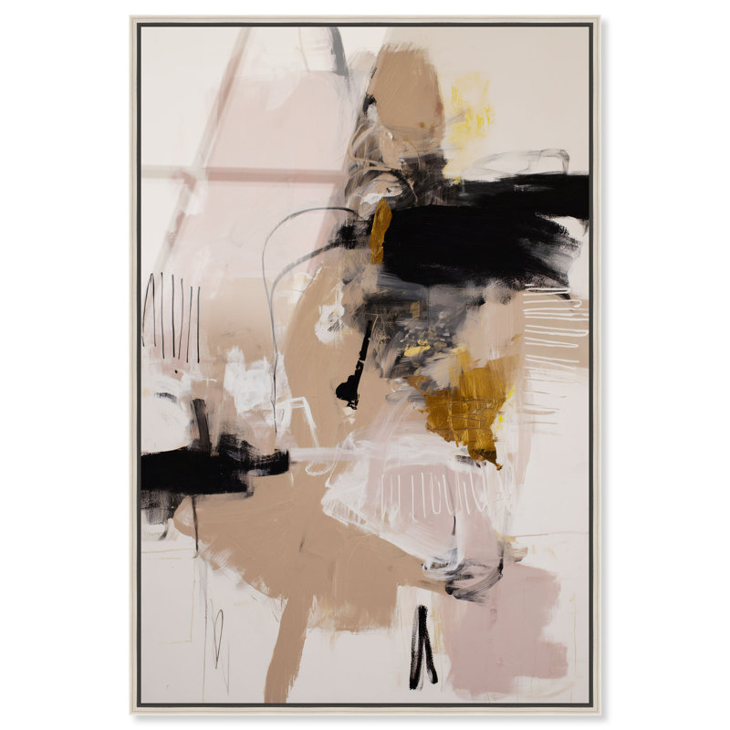 «Obsidian Layer I», impression sur toile encadrée par Art Remedy, cadre argenté, 20 x 30, 31"H x 21"W, Silver Frame